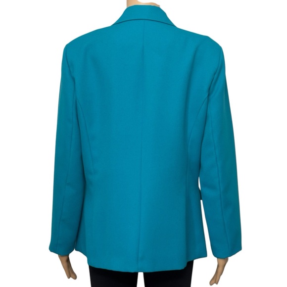 Blair Blaizer Coat Woman’s Size 10PT Two Pockets Blue - Picture 4 of 10